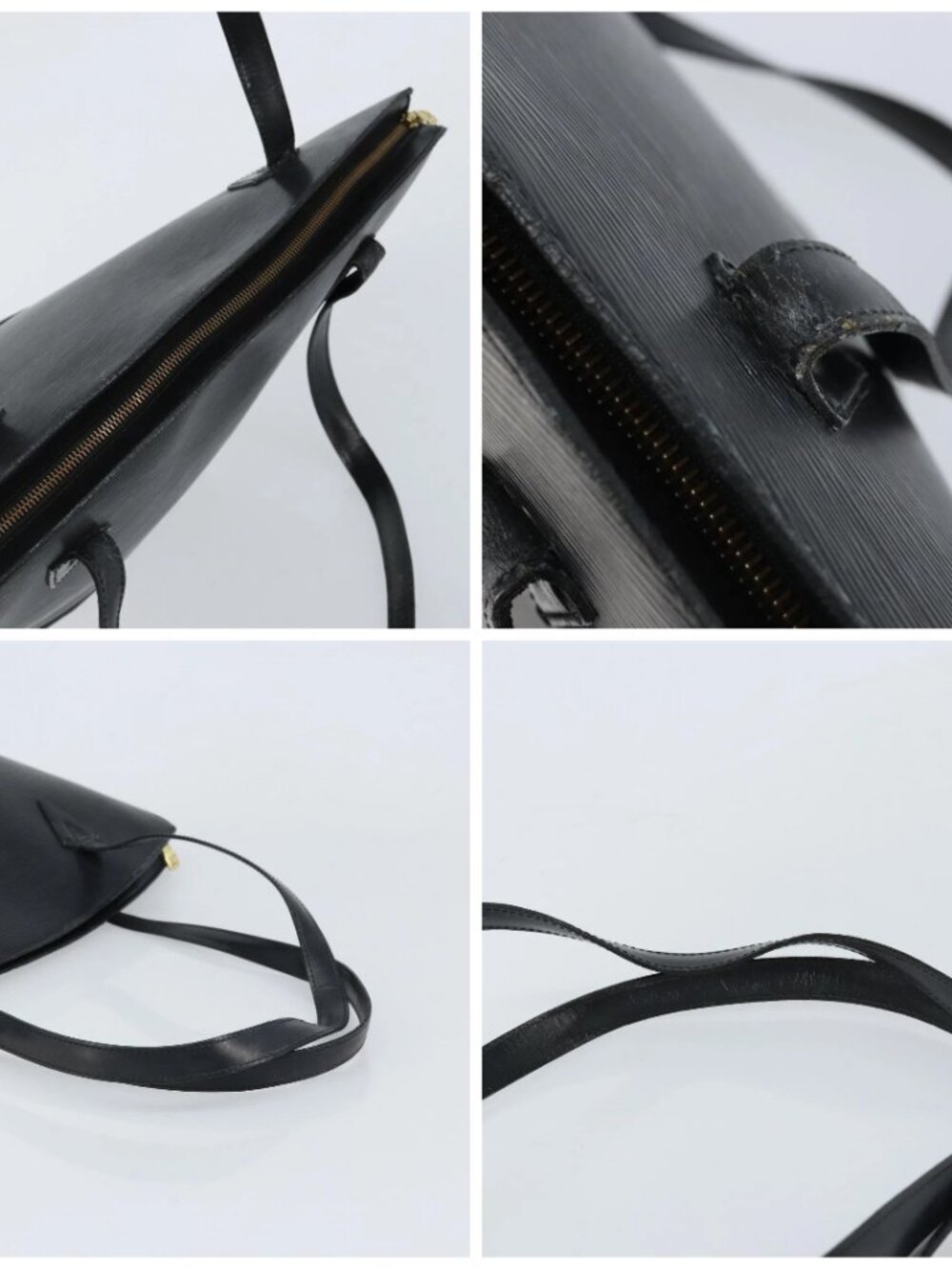 LOUIS VUITTON Epi Saint Jacques Shopping Shoulder Bag Black M52262 Auth 172132 - Picture 16 of 16